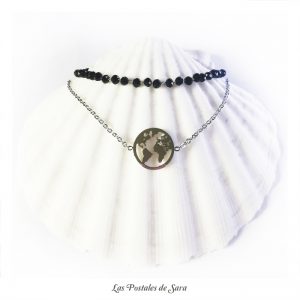 Pulsera Mapa Negro
