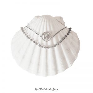 Pulsera Mapa Gris