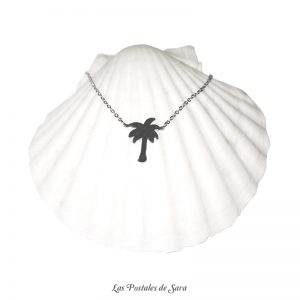 Collar Palmera Plata