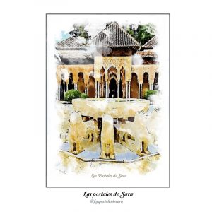 Postal de Granada, La Alhambra