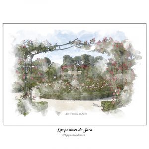 Postal Madrid, Parque de El Retiro