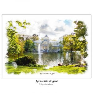 Postal Madrid, Palacio de Cristal