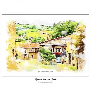 Postal Cantabria, Santillana del Mar