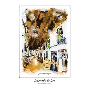 Postal Cádiz, Andalucia, Setenil de las Bodegas