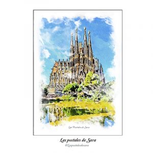 Postal Barcelona, Sagrada familia