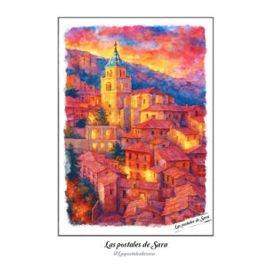 Postal del Albarracín de Teruel